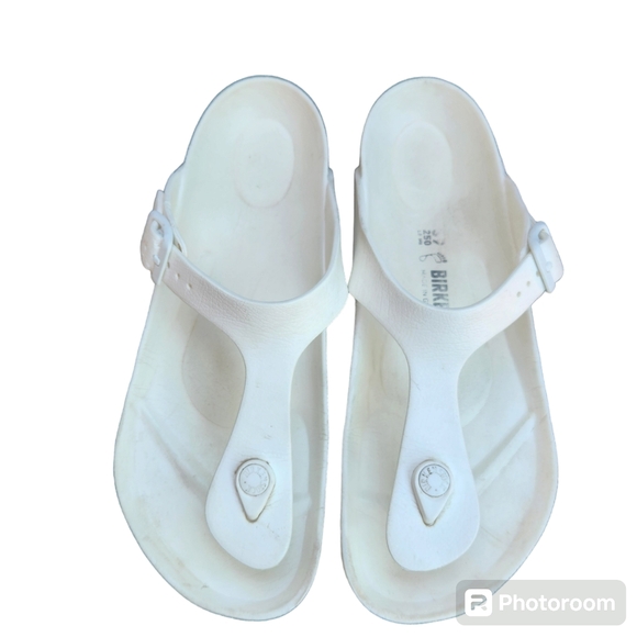 Birkenstock Shoes - Birkenstock Gizeh lightweight EVA white size 39 EU